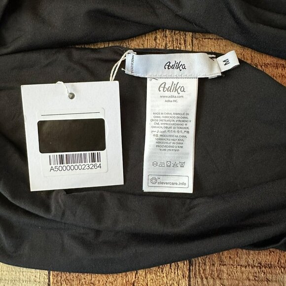 Black Halter Neck Crop Top With Tie Straps For Women - Size Medium - Picture 3 of 4